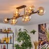 Gastor Lampa sufitowa, Kula świetlna W kolorze bursztynu, Przezroczysty, 10-punktowe