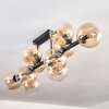 Gastor Lampa sufitowa, Kula świetlna W kolorze bursztynu, Przezroczysty, 10-punktowe