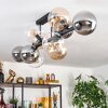 Gastor Lampa sufitowa, Kula świetlna W kolorze bursztynu, Przezroczysty, Przydymiony, 10-punktowe