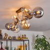 Gastor Lampa sufitowa, Kula świetlna W kolorze bursztynu, Przezroczysty, Przydymiony, 10-punktowe