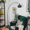 Baloca lampa stojąca, lampa podłogowa łukowa chrom, czarny, 1-punktowy