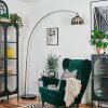 Baloca Lampa stojąca Nikiel matowy, Czarny, 1-punktowy