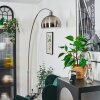Baloca Lampa stojąca Nikiel matowy, Czarny, 1-punktowy