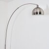 Baloca Lampa stojąca Nikiel matowy, Czarny, 1-punktowy