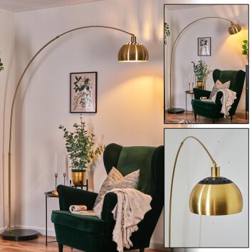 Baloca Lampa stojąca Złoty, Czarny, 1-punktowy