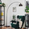 Baloca lampa stojąca, lampa podłogowa łukowa chrom, czarny, 1-punktowy