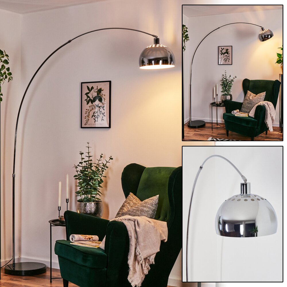 Baloca Lampa stojąca Chrom, Czarny, 1-punktowy main product photo