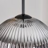 Koyoto lampa wisząca, kula świetlna, lampa wisząca bursztynowy, przezroczysty, przydymiony, 3-punktowe