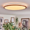 Nogueria Lampa sufitowa, Panel LED Biały, 1-punktowy, Zdalne sterowanie