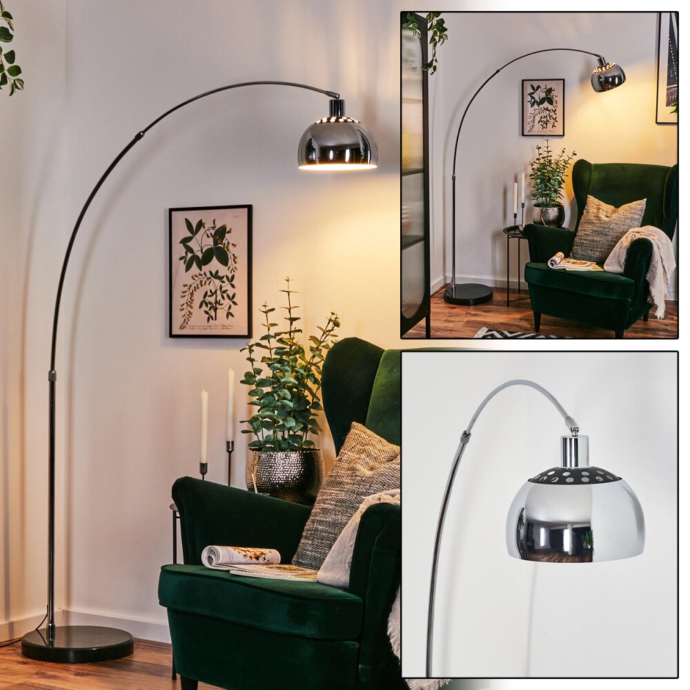 Baloca Lampa stojąca Chrom, Czarny, 1-punktowy main product photo