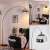 Baloca Lampa stojąca Chrom, Czarny, 1-punktowy