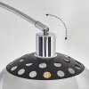 Baloca Lampa stojąca Chrom, Czarny, 1-punktowy
