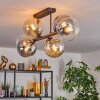 Gastor Lampa sufitowa, Kula świetlna W kolorze bursztynu, Przezroczysty, Przydymiony, 6-punktowe