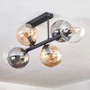 Gastor Lampa sufitowa, Kula świetlna W kolorze bursztynu, Przezroczysty, Przydymiony, 6-punktowe