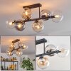 Gastor Lampa sufitowa, Kula świetlna W kolorze bursztynu, Przezroczysty, Przydymiony, 6-punktowe