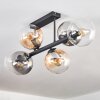 Gastor Lampa sufitowa, Kula świetlna W kolorze bursztynu, Przezroczysty, Przydymiony, 6-punktowe