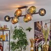 Gastor lampa sufitowa, kula świetlna niebeieski, zielony, miedziany, 10-punktowe
