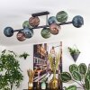 Gastor lampa sufitowa, kula świetlna niebeieski, zielony, miedziany, 10-punktowe