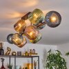 Gastor Lampa sufitowa, Kula świetlna Niebeieski, Zielony, W kolorze miedzi, 10-punktowe