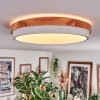 Hiral lampa sufitowa, panel LED kolory naturalne, biały, 1-punktowy