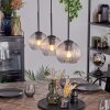 Koyoto Lampa wisząca, Kula świetlna, Lampa wisząca Przezroczysty, 3-punktowe