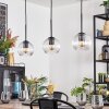 Koyoto Lampa wisząca, Kula świetlna, Lampa wisząca Przezroczysty, 3-punktowe