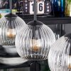 Koyoto Lampa wisząca, Kula świetlna, Lampa wisząca Przezroczysty, 3-punktowe