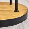 Koyoto Lampa stojąca 30 cm Ciemne drewno, Czarny, 4-punktowe