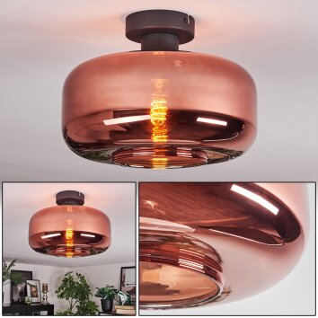 Boza lampa sufitowa miedziany, 1-punktowy