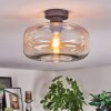 Boza lampa sufitowa bursztynowy, przezroczysty, 1-punktowy