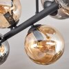 Gastor lampa sufitowa, kula świetlna bursztynowy, przydymiony, 6-punktowe
