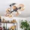 Gastor lampa sufitowa, kula świetlna bursztynowy, przezroczysty, 8-punktowe