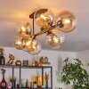 Gastor Lampa sufitowa, Kula świetlna W kolorze bursztynu, Przezroczysty, 8-punktowe