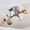 Gastor lampa sufitowa, kula świetlna bursztynowy, przezroczysty, przydymiony, 8-punktowe