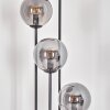Gastor Lampa stojąca 30 cm Ciemne drewno, Czarny, 4-punktowe