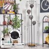 Gastor Lampa stojąca 30 cm Ciemne drewno, Czarny, 4-punktowe