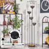 Gastor Lampa stojąca 30 cm Ciemne drewno, Czarny, 4-punktowe
