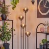 Gastor Lampa stojąca 30 cm Ciemne drewno, Czarny, 4-punktowe