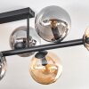 Gastor lampa sufitowa, kula świetlna bursztynowy, przydymiony, 8-punktowe