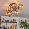 Gastor lampa sufitowa, kula świetlna bursztynowy, przezroczysty, przydymiony, 8-punktowe