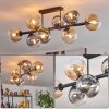 Gastor Lampa sufitowa, Kula świetlna W kolorze bursztynu, Przezroczysty, Przydymiony, 8-punktowe