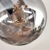 Gastor Lampa sufitowa, Kula świetlna W kolorze bursztynu, Przydymiony, 10-punktowe