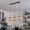 Koyoto lampa wisząca, kula świetlna, lampa wisząca bursztynowy, 3-punktowe