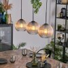 Koyoto lampa wisząca, kula świetlna, lampa wisząca bursztynowy, przezroczysty, 3-punktowe