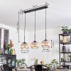 Koyoto lampa wisząca, kula świetlna, lampa wisząca bursztynowy, przezroczysty, 3-punktowe