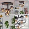 Gastor Lampa sufitowa, Kula świetlna 45 cm Przezroczysty, Przydymiony, 5-punktowe