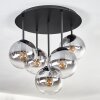 Gastor Lampa sufitowa, Kula świetlna 45 cm Przezroczysty, Przydymiony, 5-punktowe