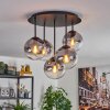 Gastor Lampa sufitowa, Kula świetlna 45 cm Przezroczysty, Przydymiony, 5-punktowe