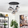 Gastor Lampa sufitowa, Kula świetlna 45 cm Przezroczysty, Przydymiony, 5-punktowe
