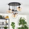 Gastor lampa sufitowa, kula świetlna 45 cm bursztynowy, przezroczysty, przydymiony, 5-punktowe